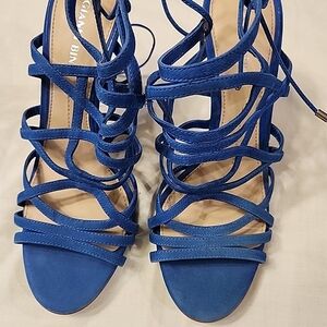 Gianni Bini Royal Blue Strappy Heels